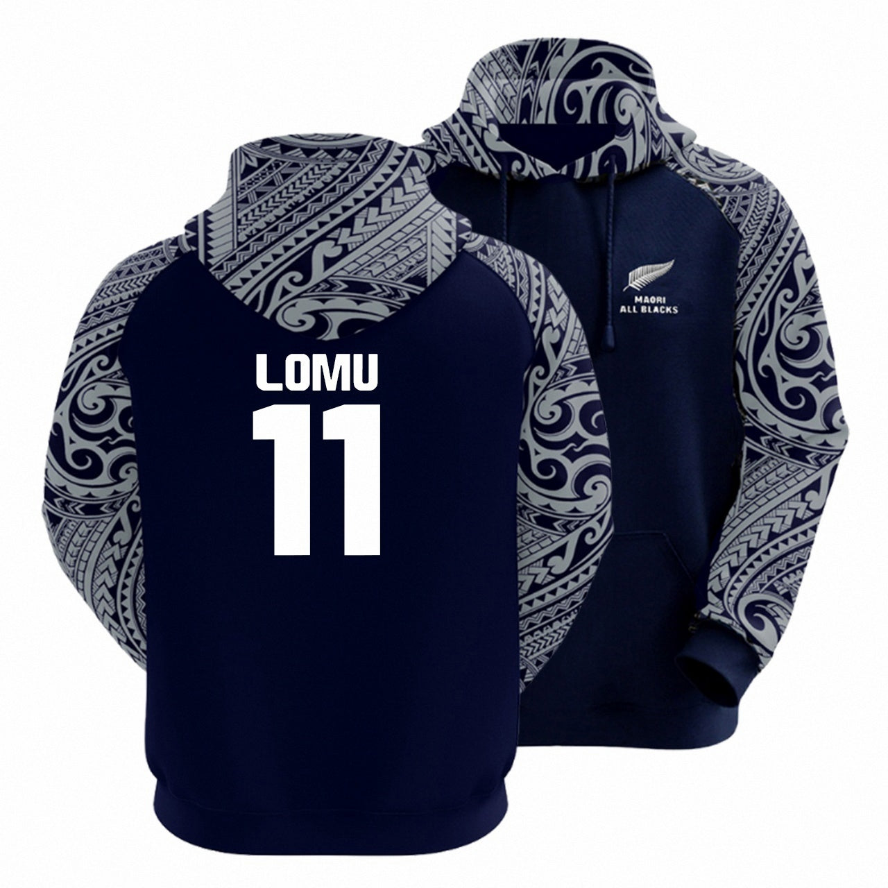 All Blacks Maori Hoodie and Pants Navy Blue