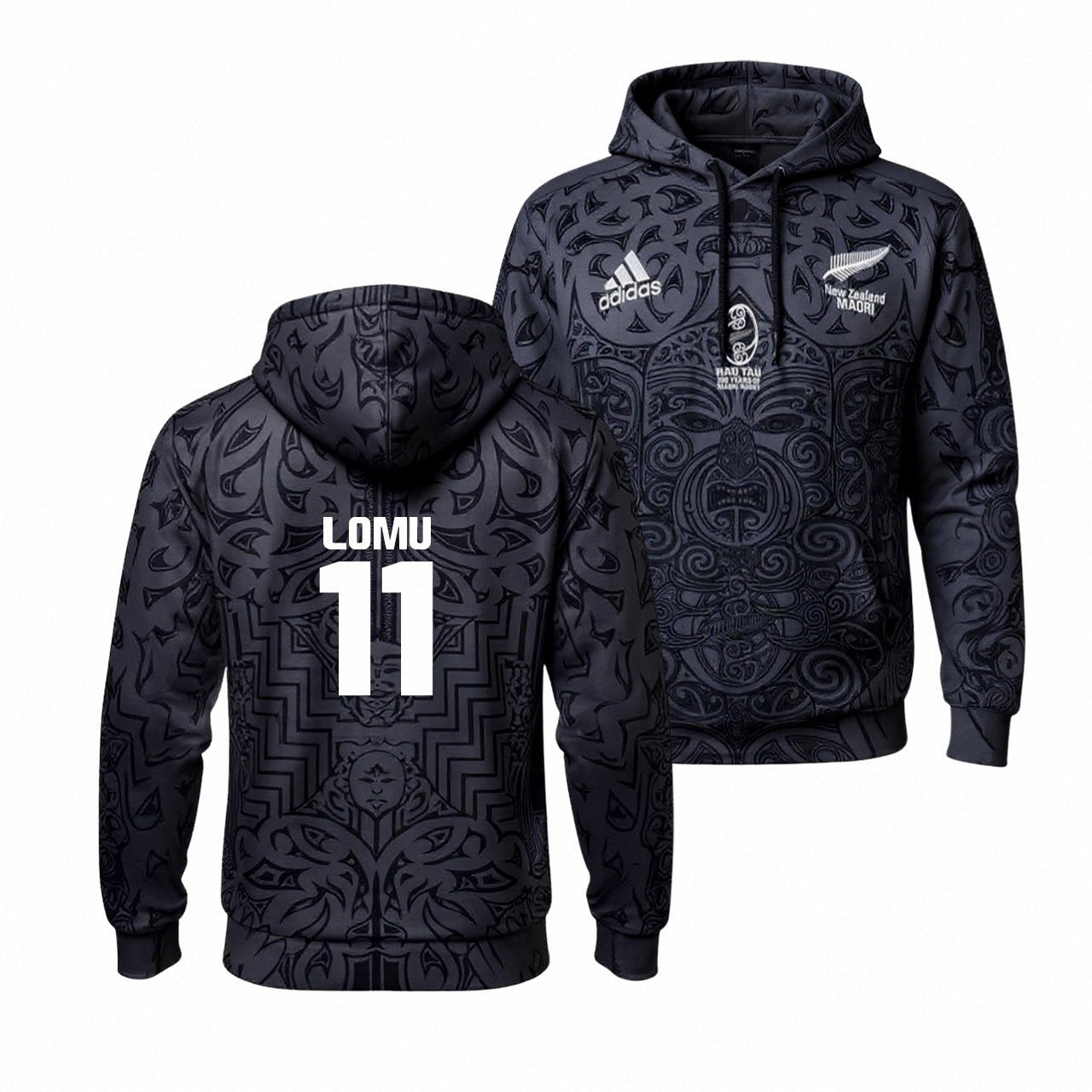 Iconic Māori All Blacks 100th Anniversary Hoodie